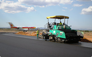 Pista de aterrizaje aeropuerto Virgen del Camino